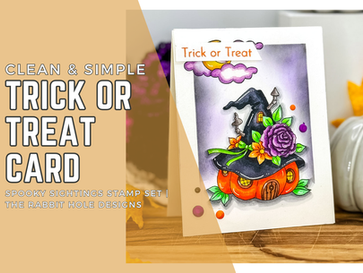 Clean & Simple Trick or Treat Card: Spooky Sightings Stamp Set