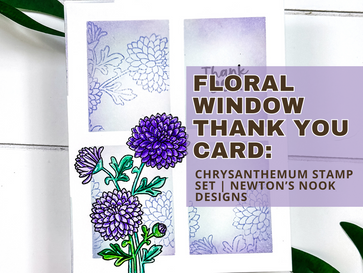 Floral Window Thank You Card!