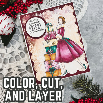 Making Spirits Bright: A Christmas Card with Unity Stamps