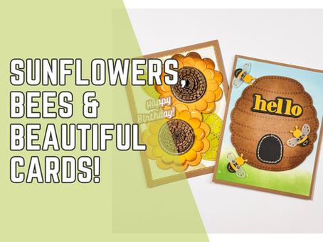 Create Stunning Sunflower & Beehive Cards with Spellbinders Dies