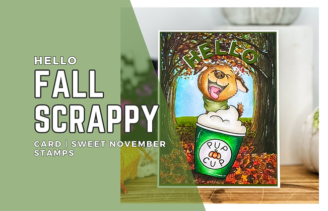Hello Fall Scrappy Card Blog Banner