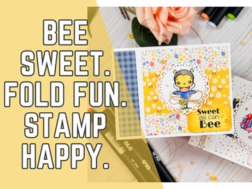 Create a Book Binding Fun Fold with C.C. Designs Sweet Bees Stamp Set