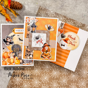 Quick & Easy Halloween Card Ideas ft. Paper Rose Halloween Hollow
