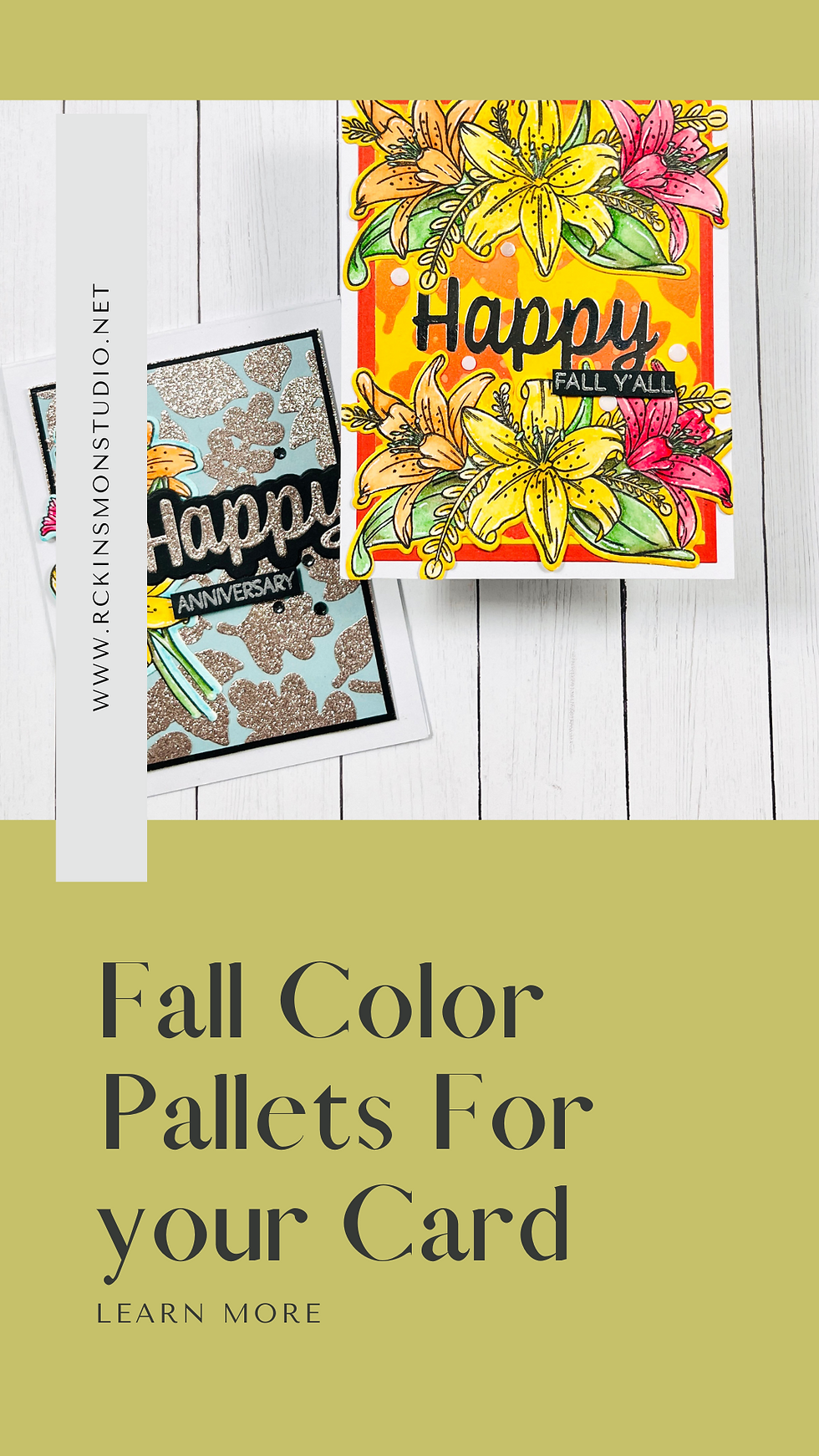 Fall Color Pallet For Cards Pin