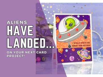 Out of This World Birthday Card | Alien-Themed Cardmaking Fun! | Video Tutorial