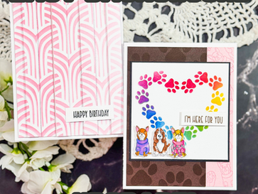 How I Used Two Different Stencils to Create Two Completely Different Cards