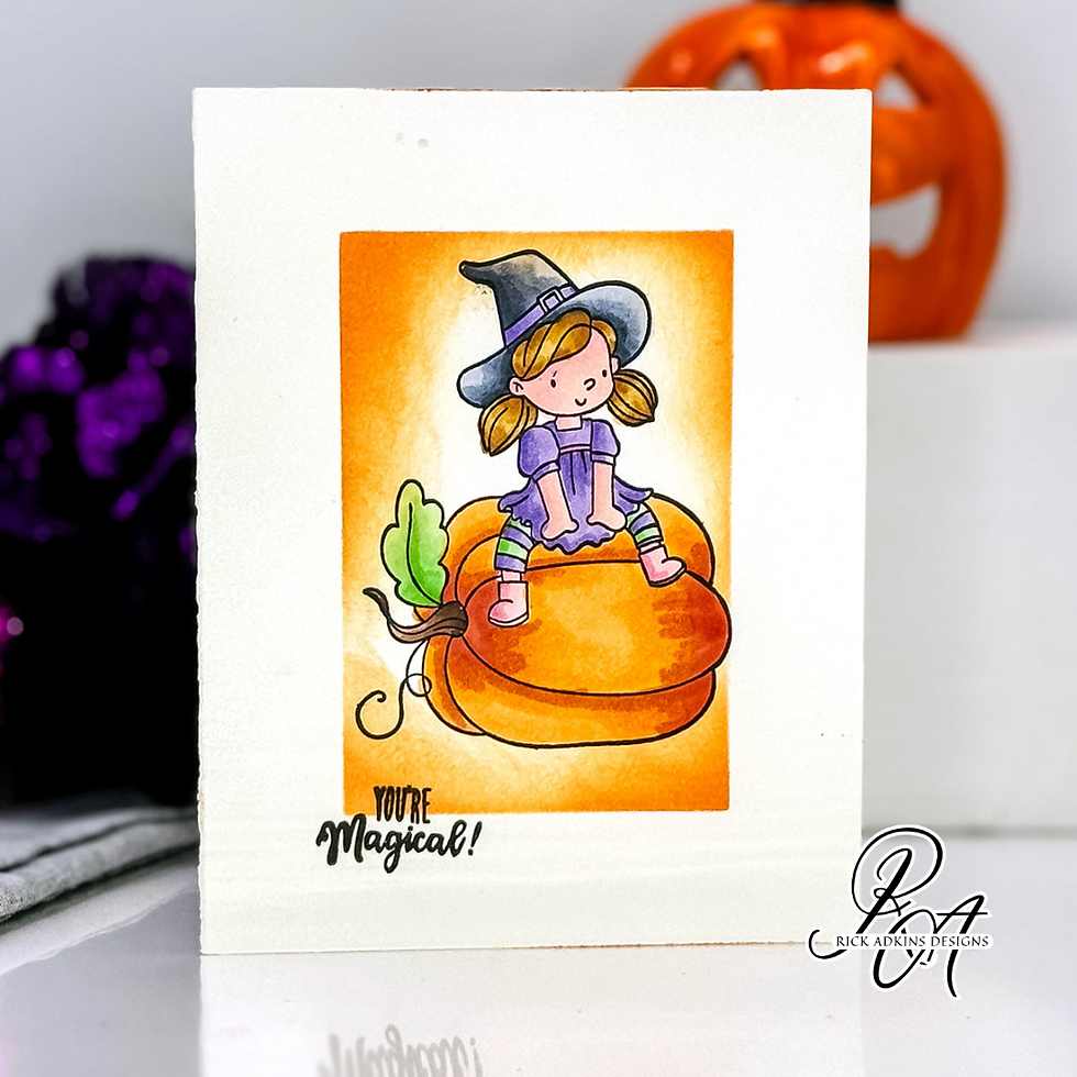 Clean & Simple You're magical Card by Rick Adkins