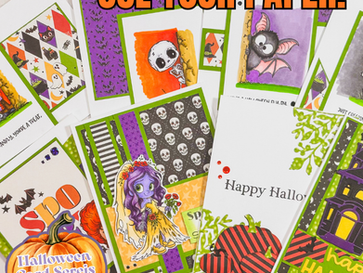 Turn Pattern Paper Into Amazing Halloween Cards