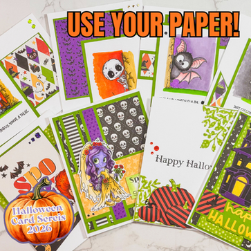Turn Pattern Paper Into Amazing Halloween Cards