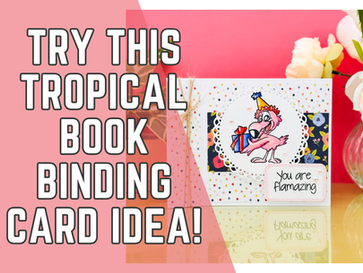 C.C. Designs Flamingos Make This Fun Fold Card Pop!