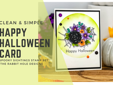 Clean & Simple Happy Halloween Card
