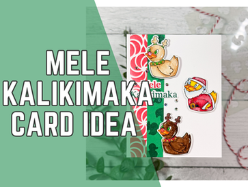Mele Kalikimaka with Ducks in a Row | A Fun Holiday Card with a Tropical Twist