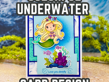 How to Create an Underwater Friendship Handmade Card with Stamping, Ink Blending & Alcohol Markers