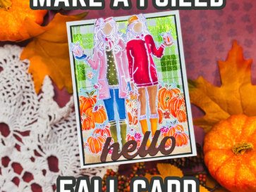 A Little Foil, a Lot of Fall: Hello Card