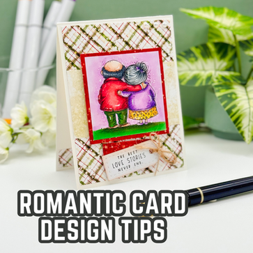 How to Use Christmas Pattern Paper for a Romantic Handmade Card (Design Choices)