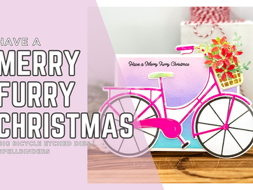Have a Merry Furry Christmas: Big Bicycle Etched Dies | Spellbinders
