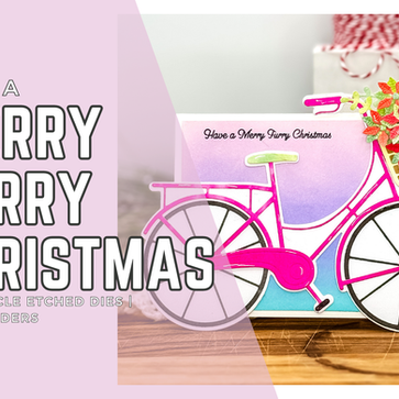 Have a Merry Furry Christmas: Big Bicycle Etched Dies | Spellbinders