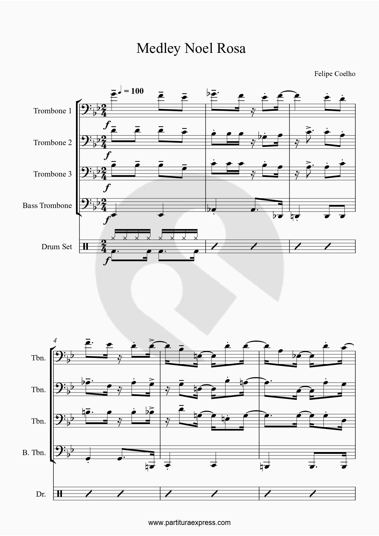 Noel Rosa Medley (Quarteto Trombones)