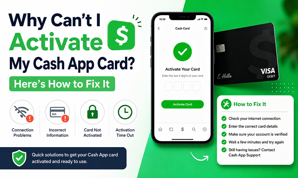 Cash App Card Activation Failed? Try These Proven Fixes