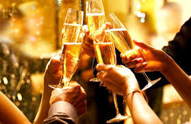 El brindis de año nuevo maleducado.