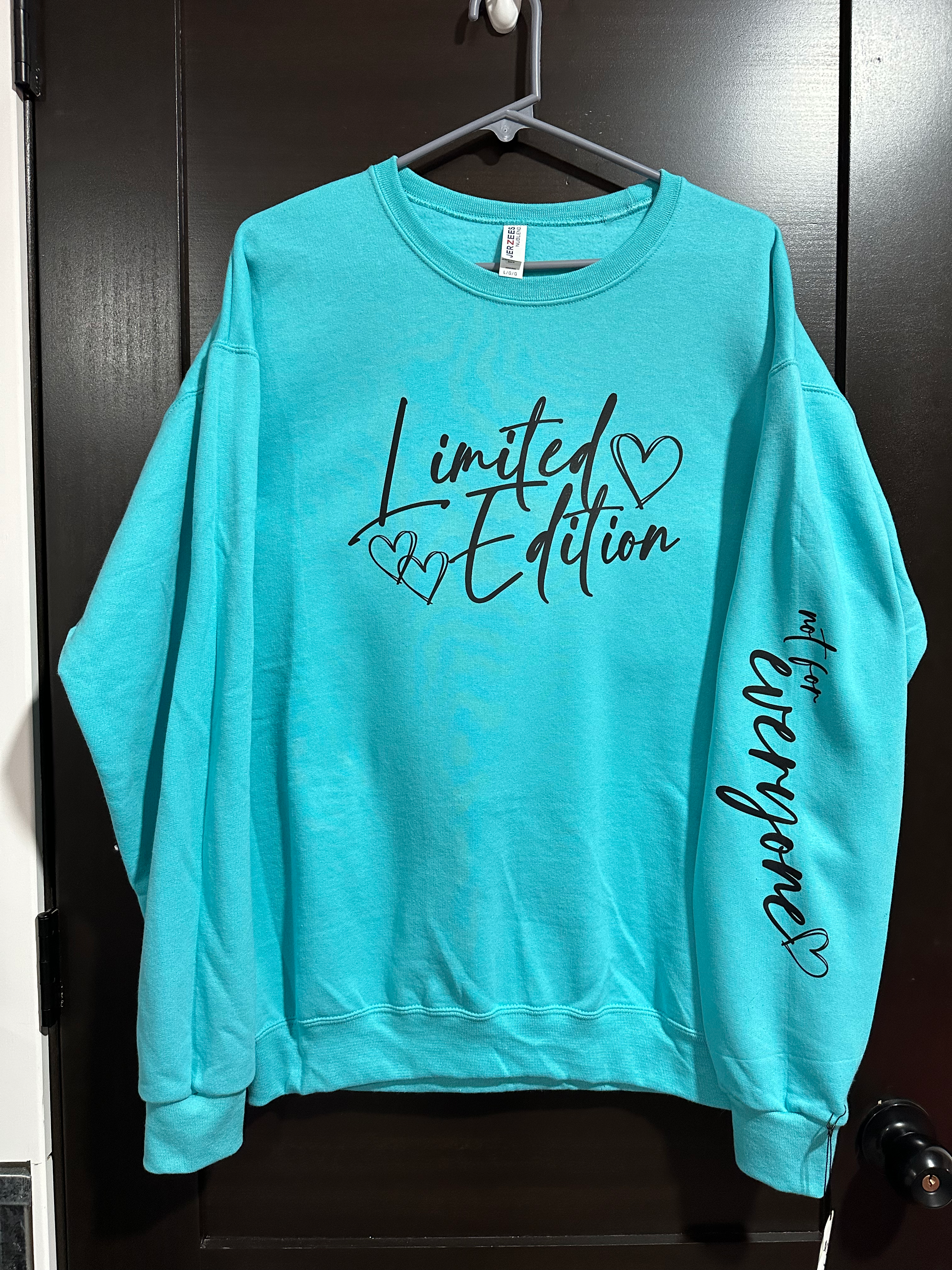 Limited Edition Aqua Crew Sweater 