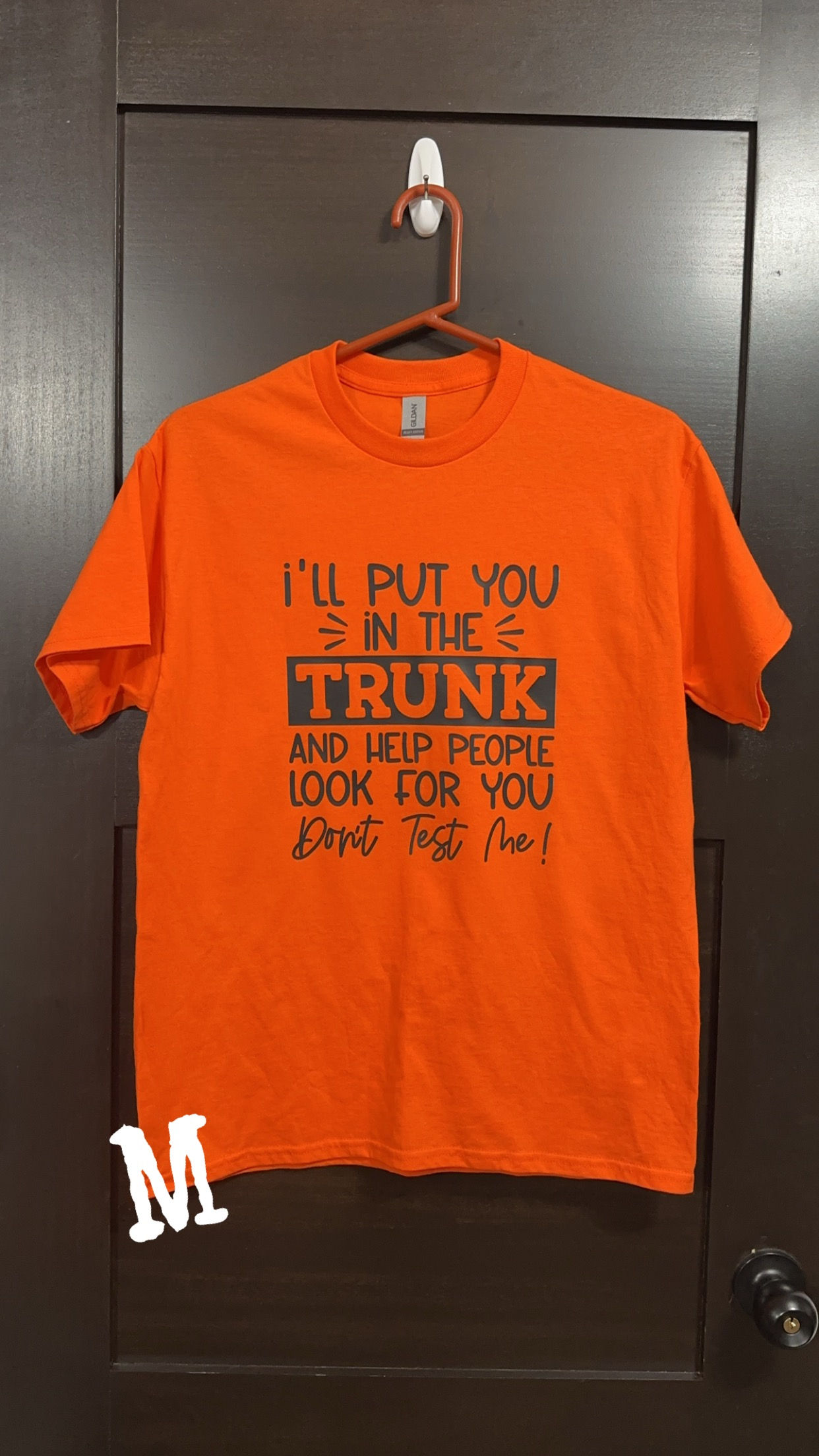 I’ll put you in the trunk-orange 
