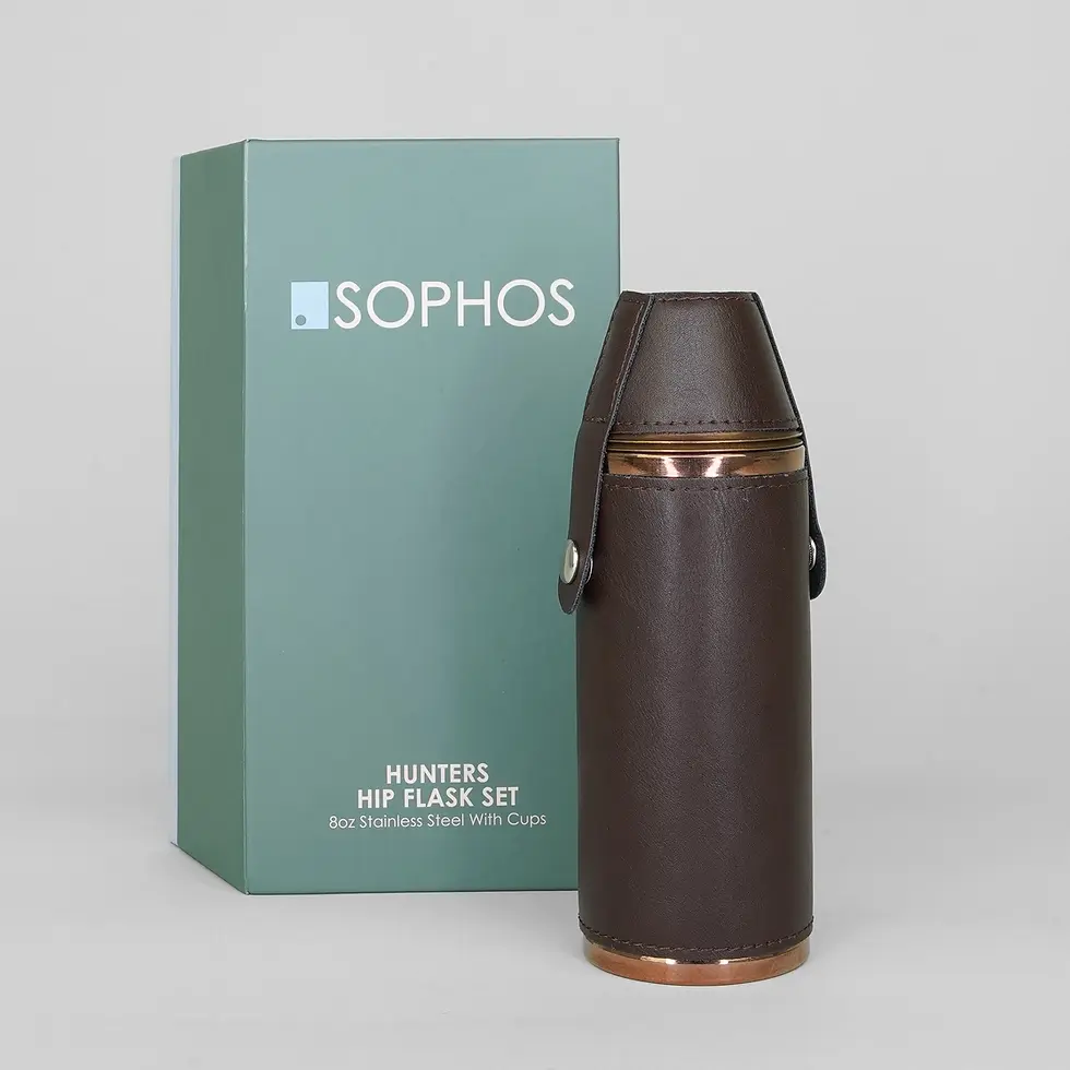 Thumbnail: 8oz Copper Hunters Flask