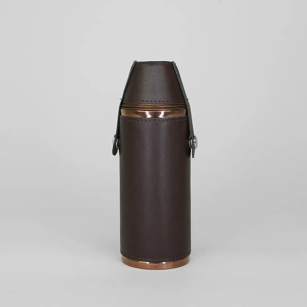 Thumbnail: 8oz Copper Hunters Flask