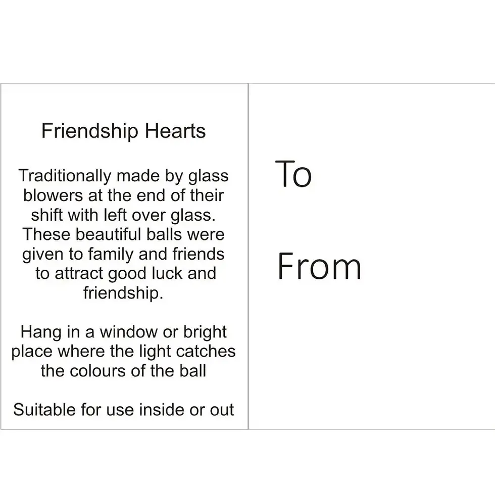 Thumbnail: 8cm Friendship Heart - Pastel Gold