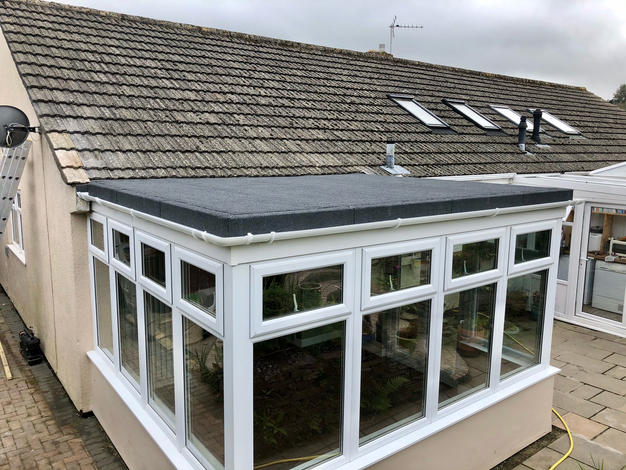 AFTER conservatory roof