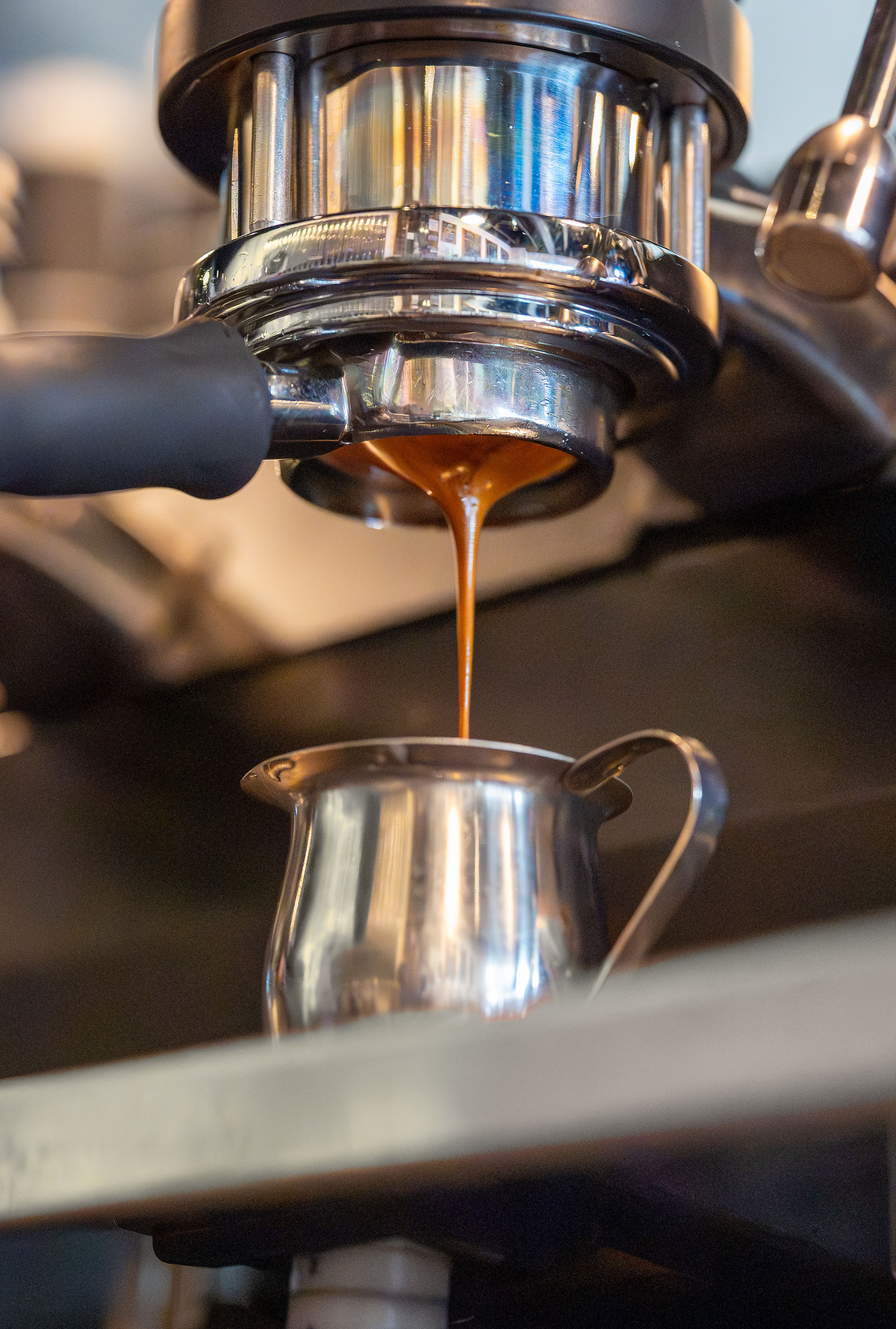 espresso shot close up 
