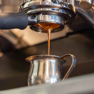 espresso shot close up 