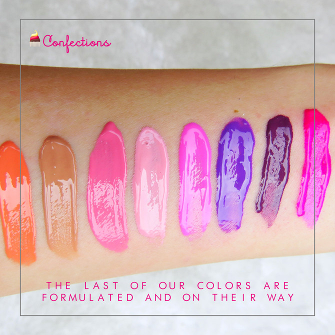 THE LAST OF OUR COLORS ARE FORMULATED AND ON THEIR WAY