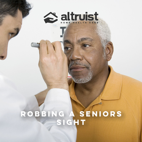 ROBBING A SENIORS SIGHT
