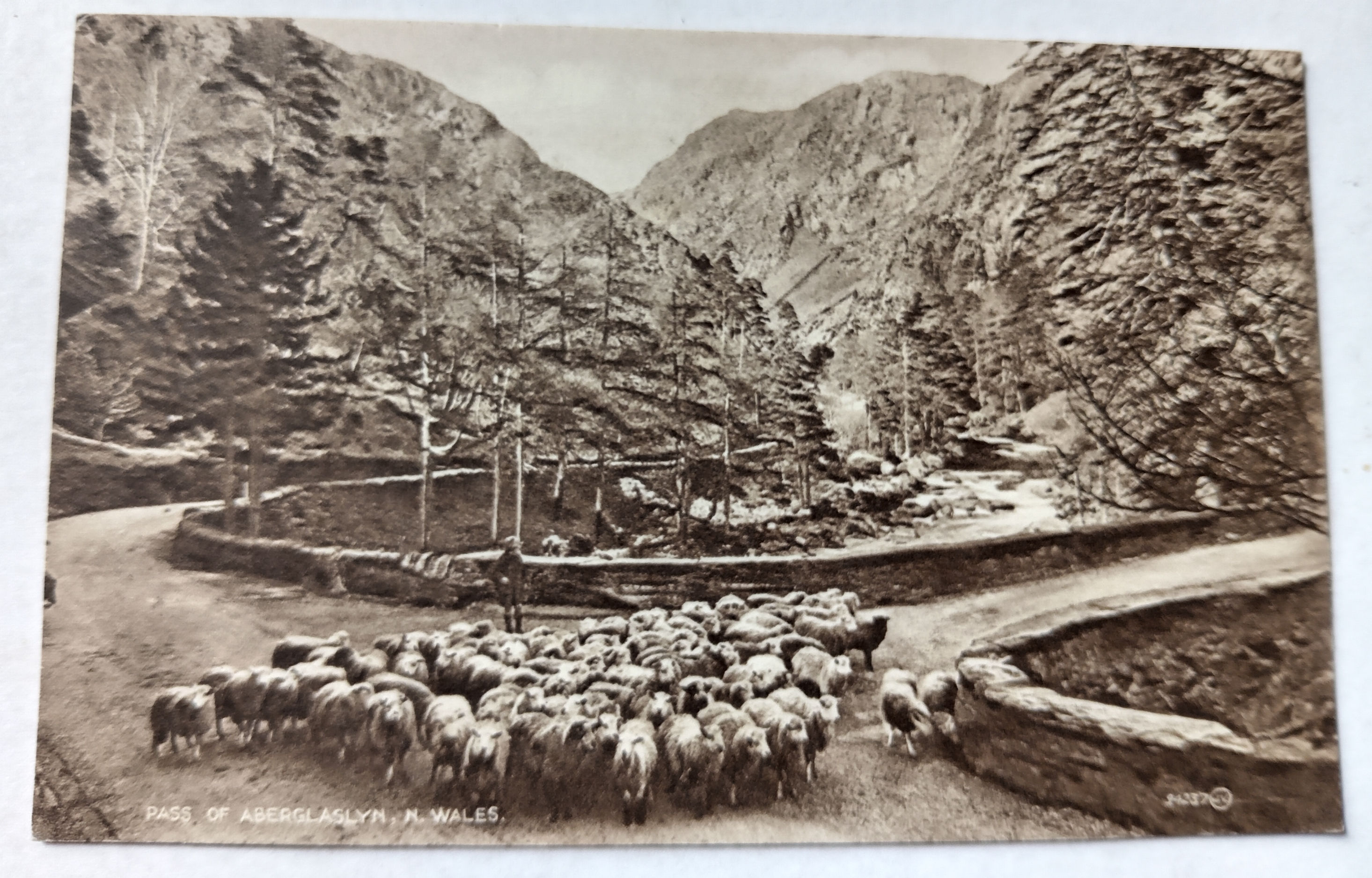 Aberglaslyn: Pass Antique Postcard