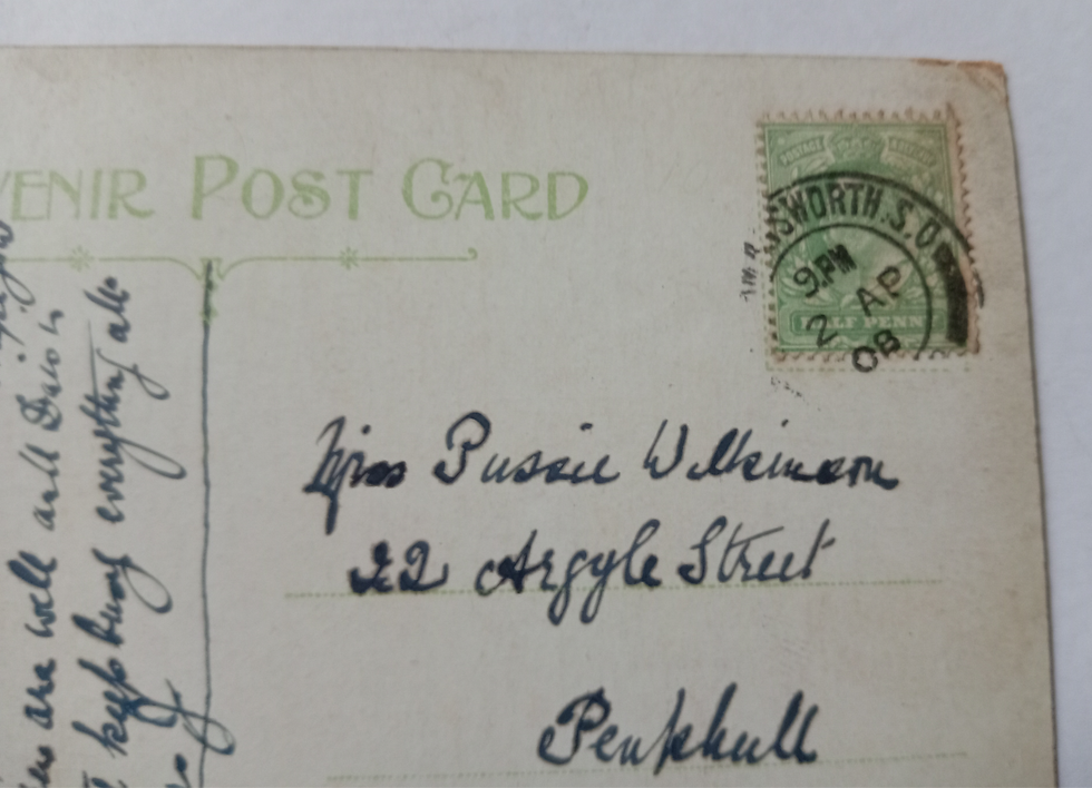 Thumbnail: Cambridge: Christ Church 1908 Postcard