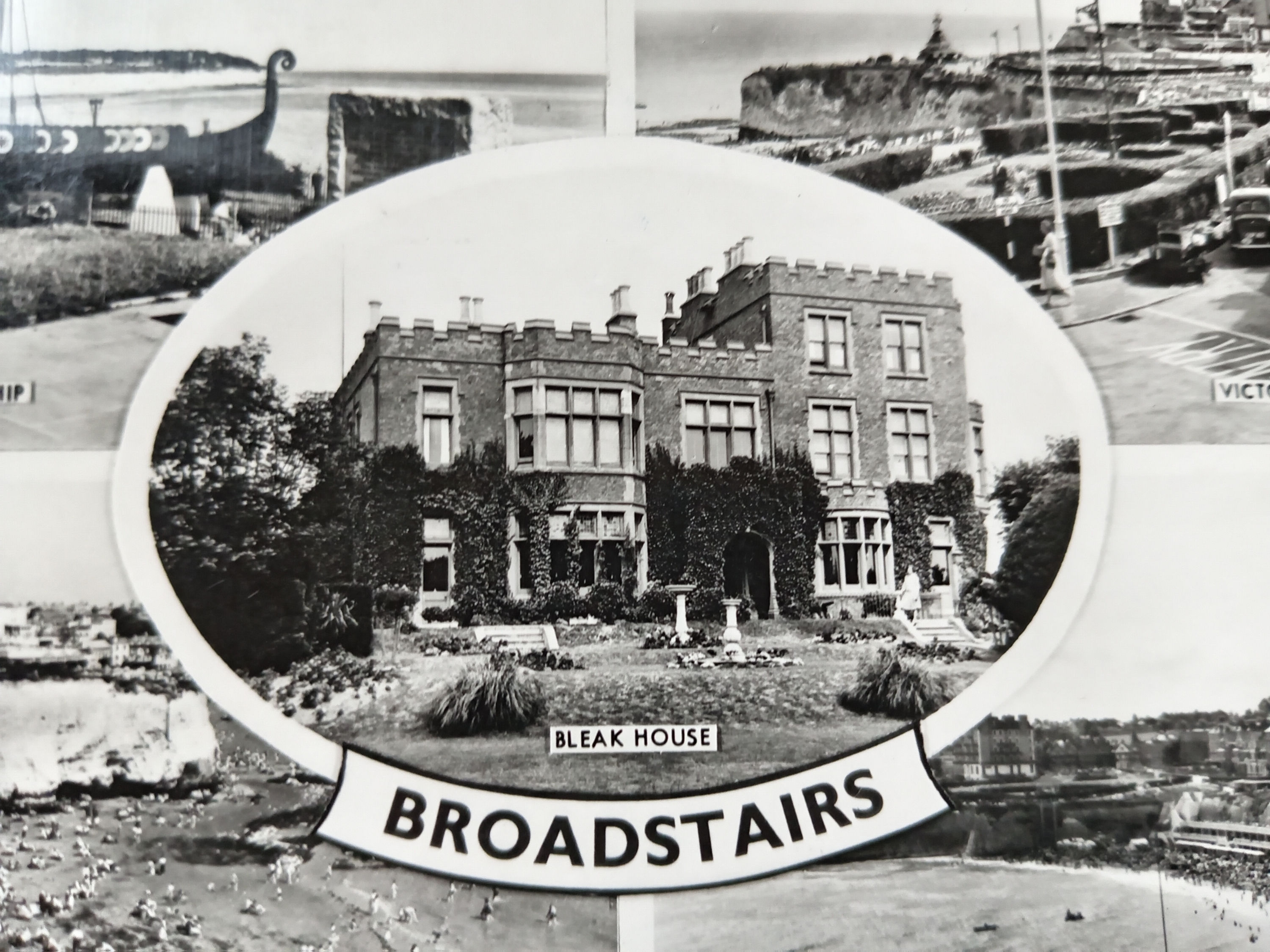BROADSTAIRS:  Multiview 1960's RPPC Postcard