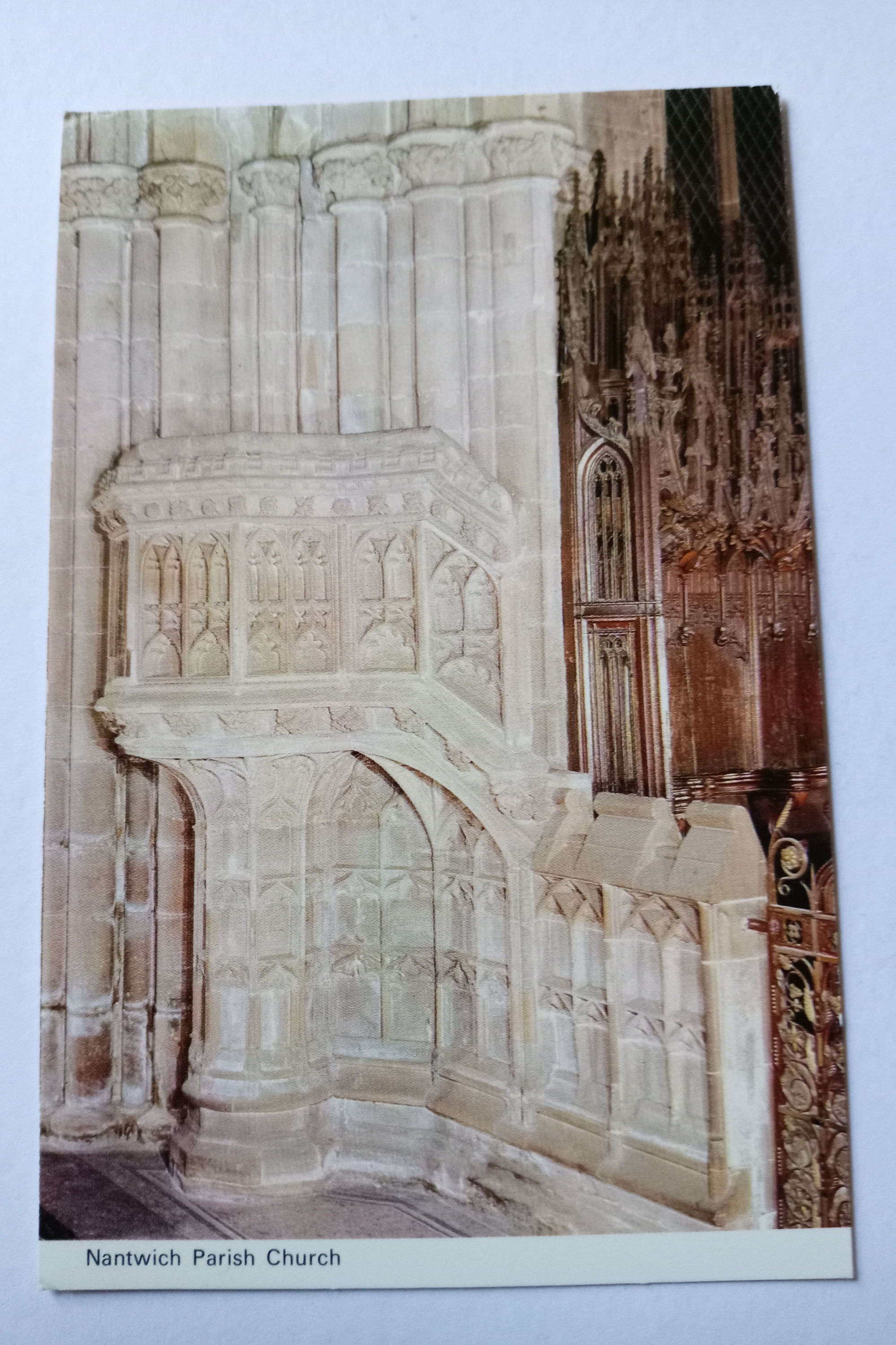 Nantwich: Parish Church Vintage Postcard