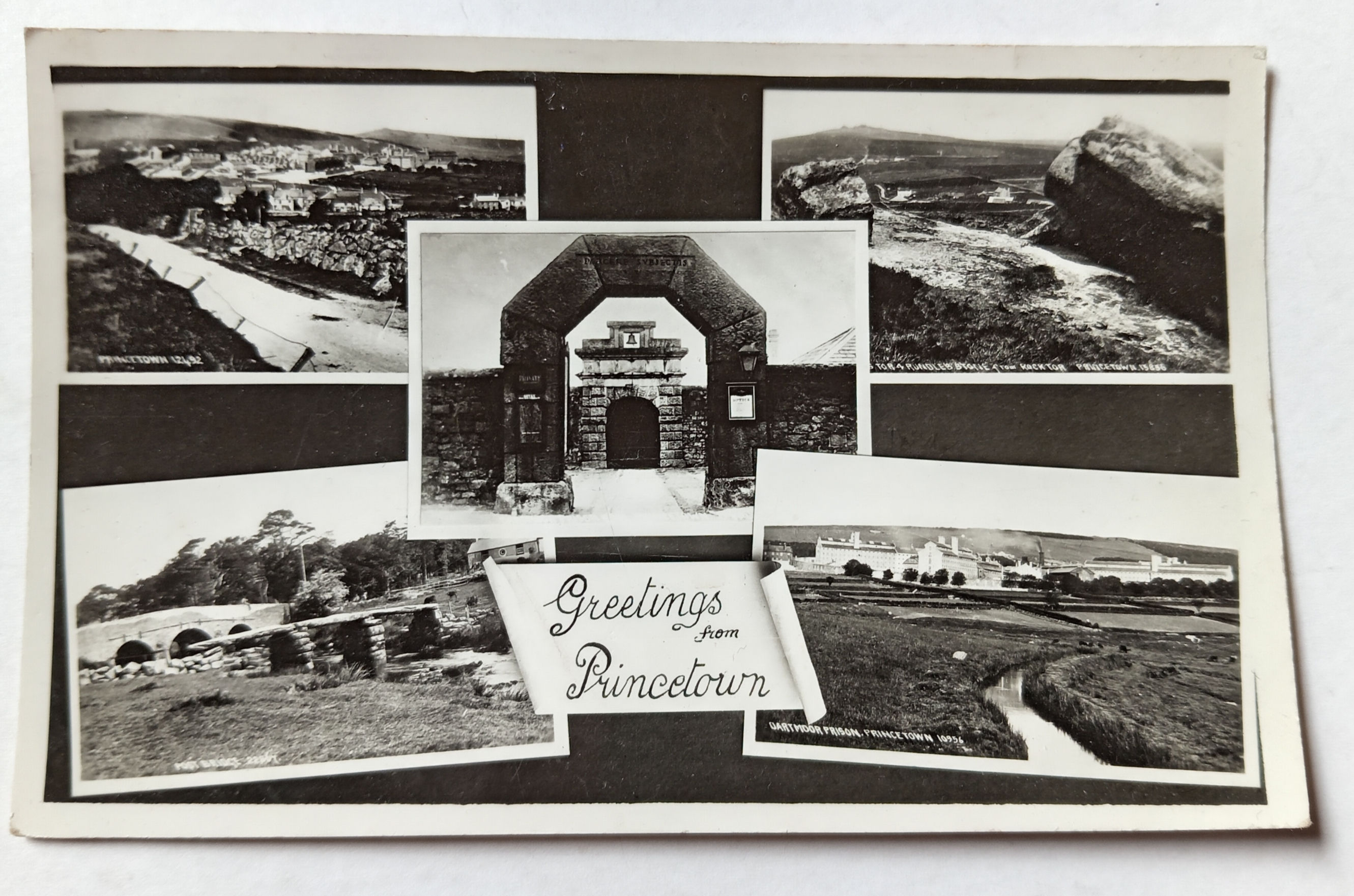 Princetown: Devon RPPC 1950's Postcard