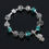 Thumbnail: Fashion Womens Crystal Vintage Bangle Charms Bracelets