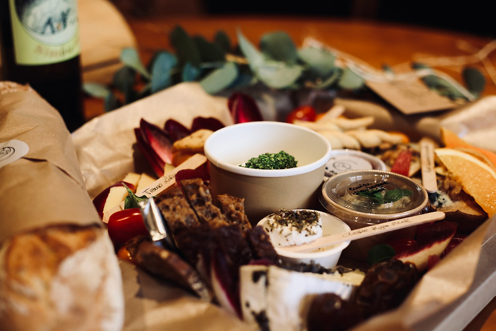 Plateau fromage et accompagnements bio