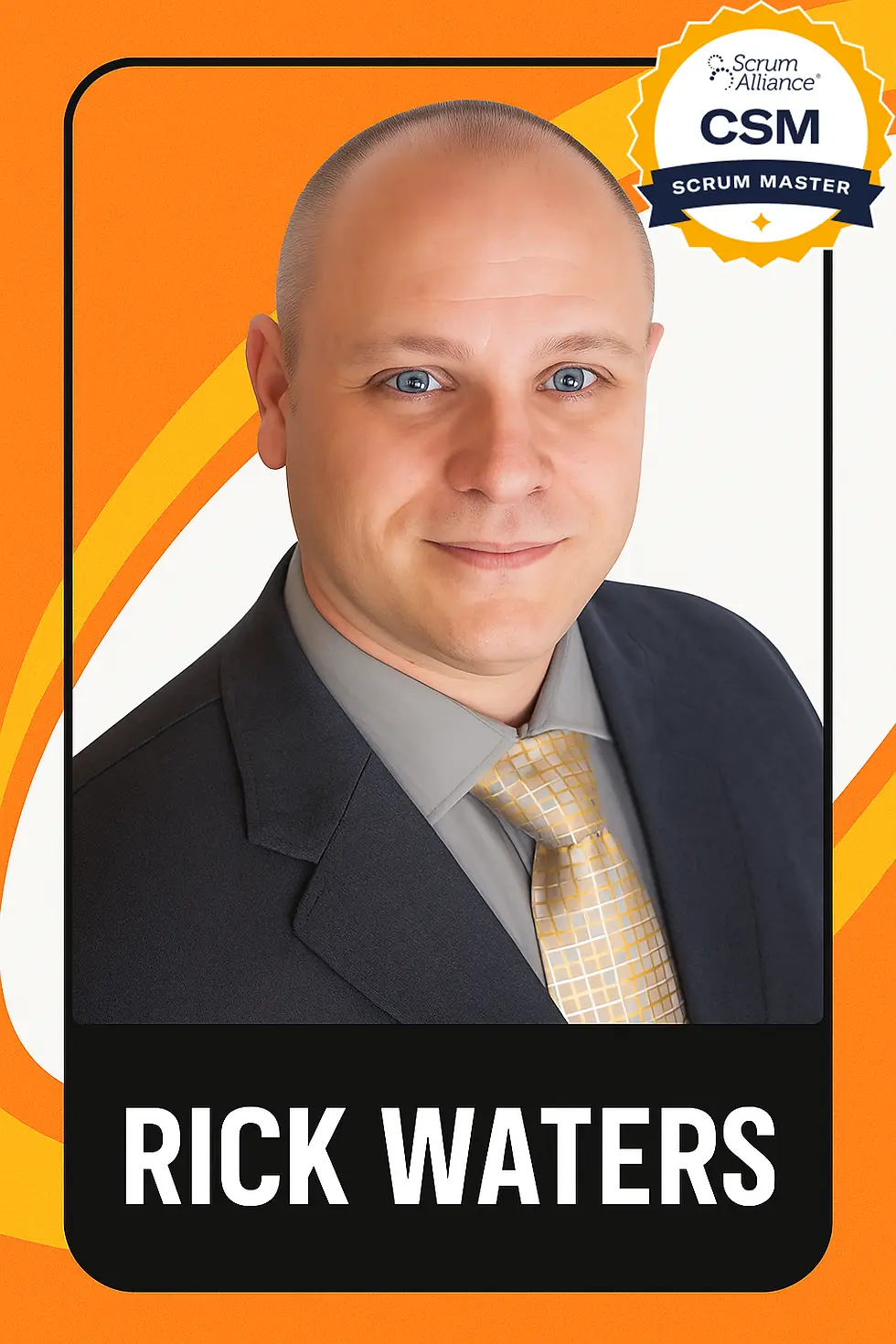 Rick Waters Baseball Card