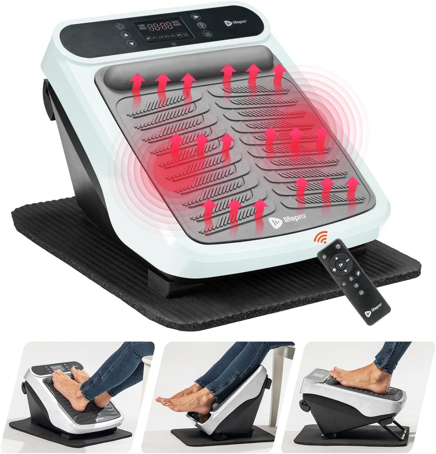 LifePro Foot Massager for Relaxing Calf & Foot Therapy - Vibrating Foot Massage