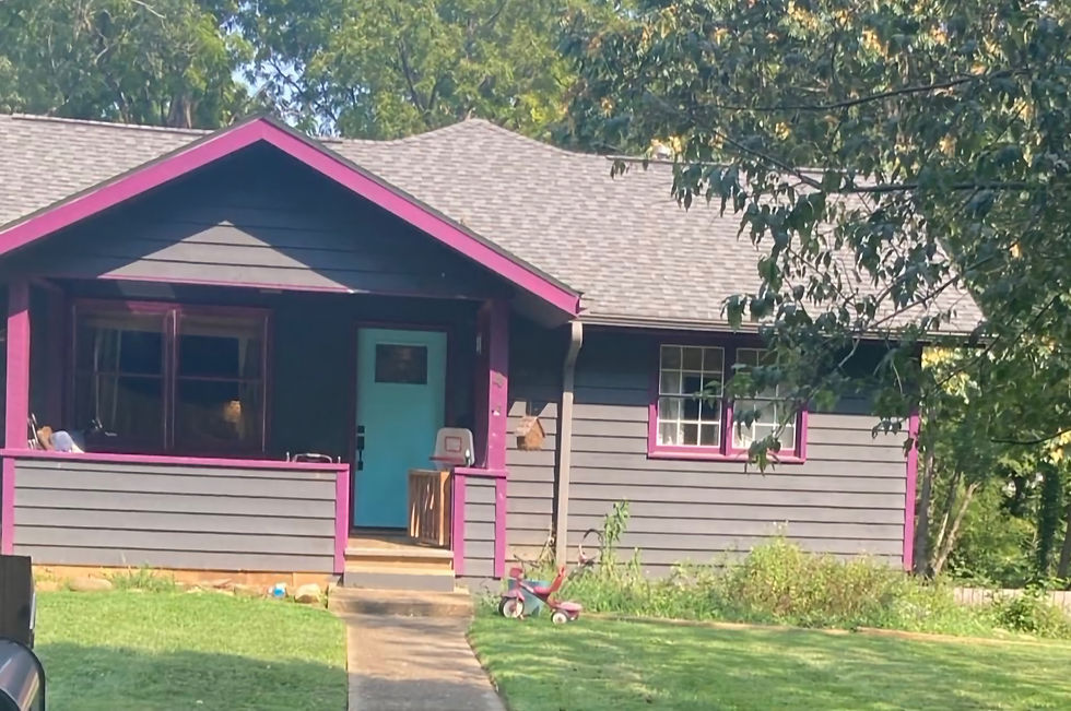 Faded Black Exterior Paint