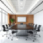 Empty boardroom table with white background.jpg