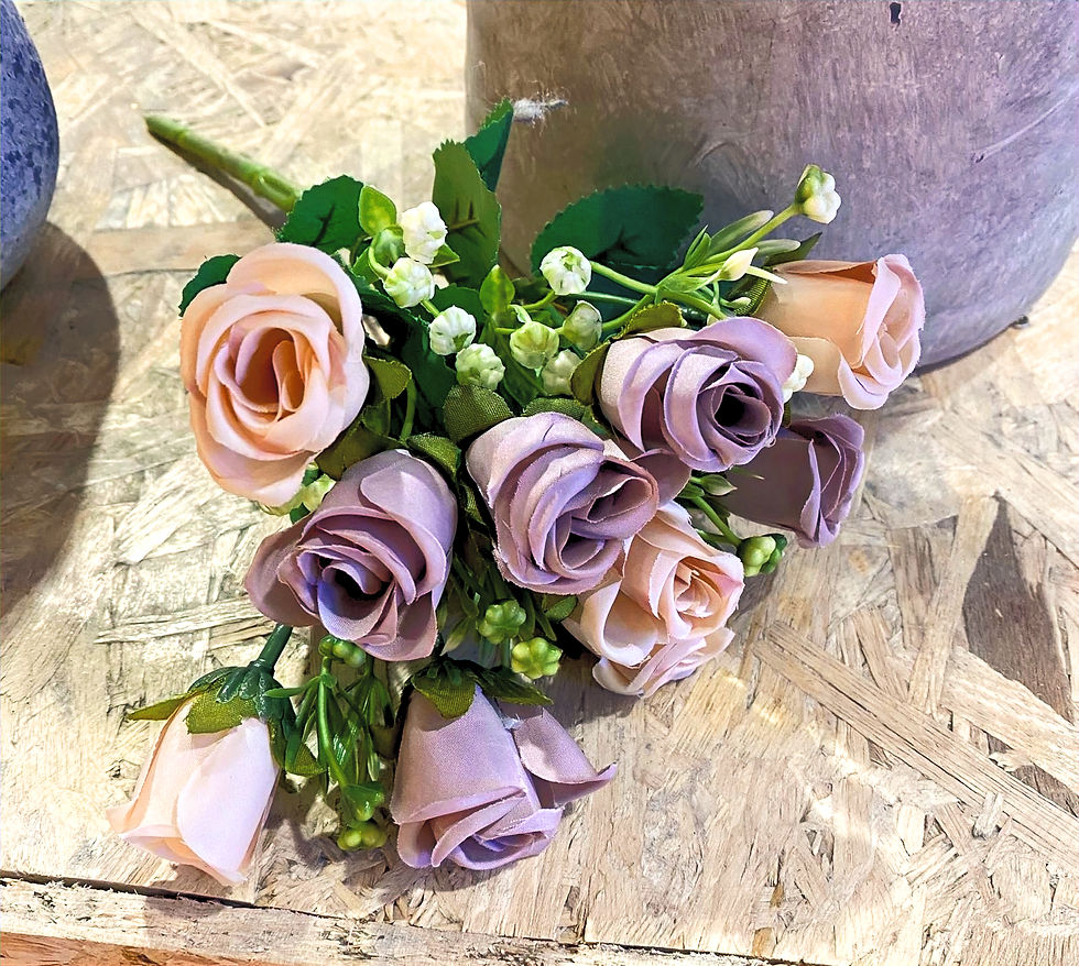 ענף פרחים סדגול כתום 