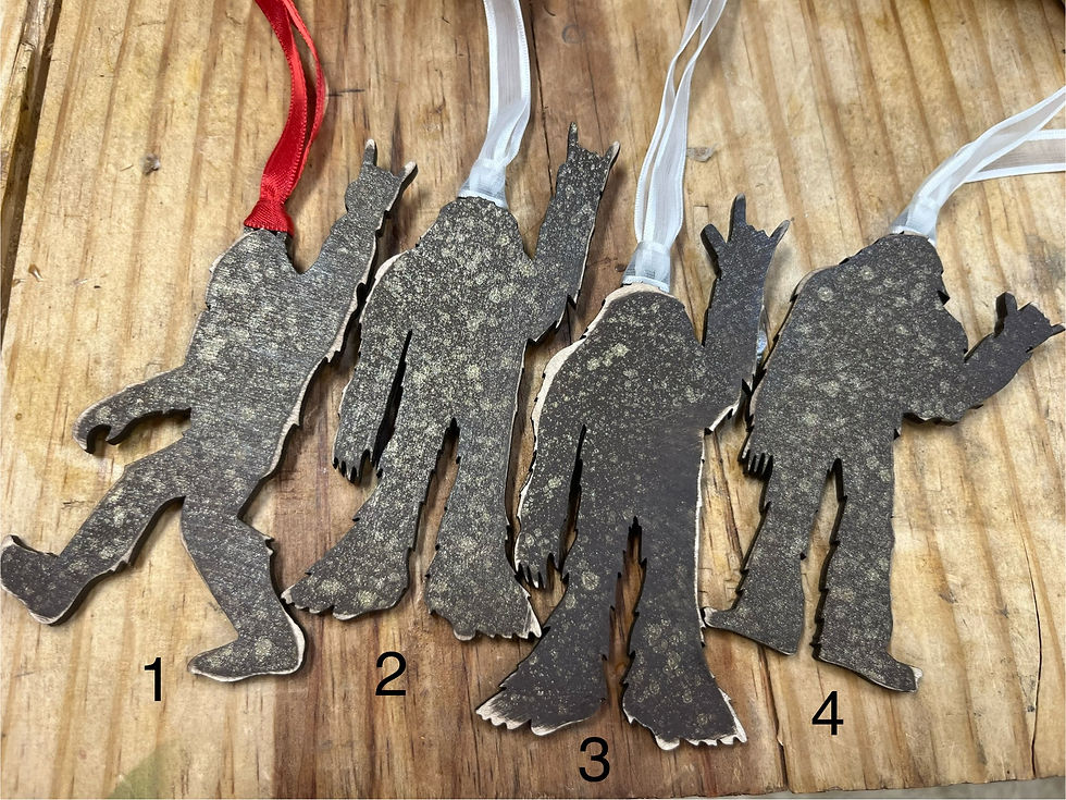 Bigfoot Christmas Ornament