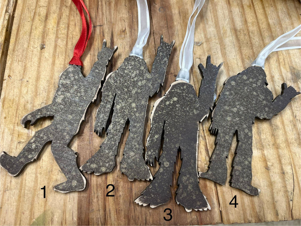 Bigfoot Christmas Ornament
