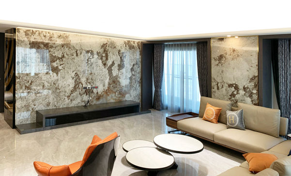 00THE ONE 施公館-電視牆-吉光片羽(2).jpg