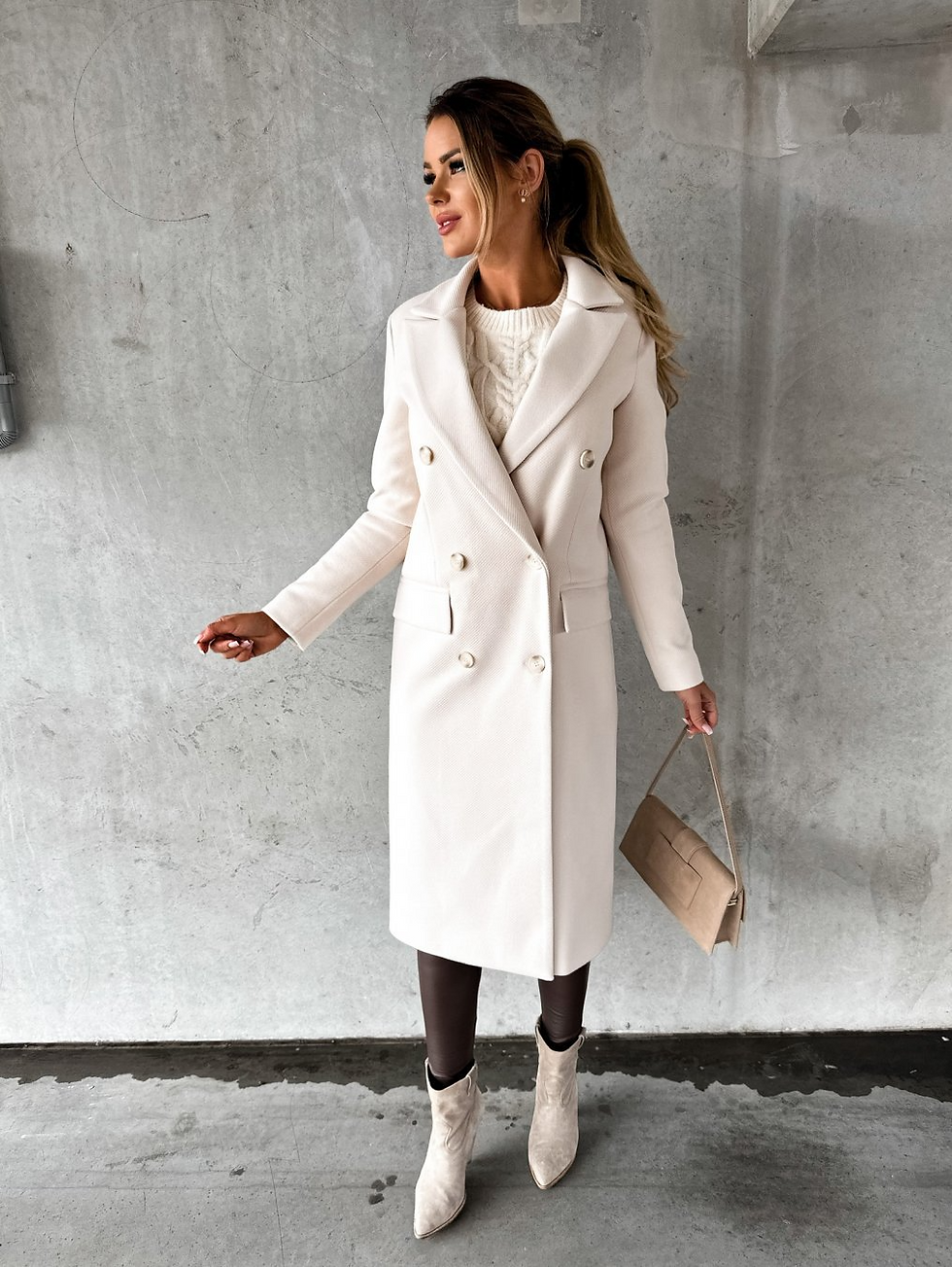 Miniatura: Double-Breasted Long Coat